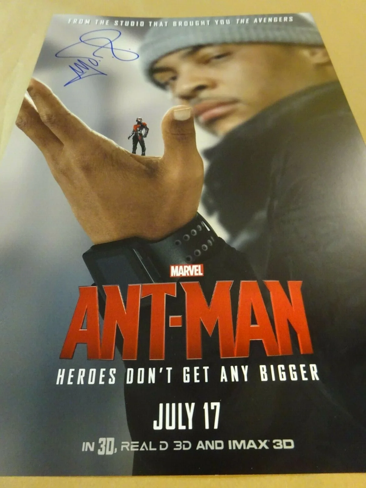 T.I — Signed T.I. CLIFFORD HARRIS JR Autographed ANT-MAN Photo 12"x18" BECKETT BAS COA, изображение 4