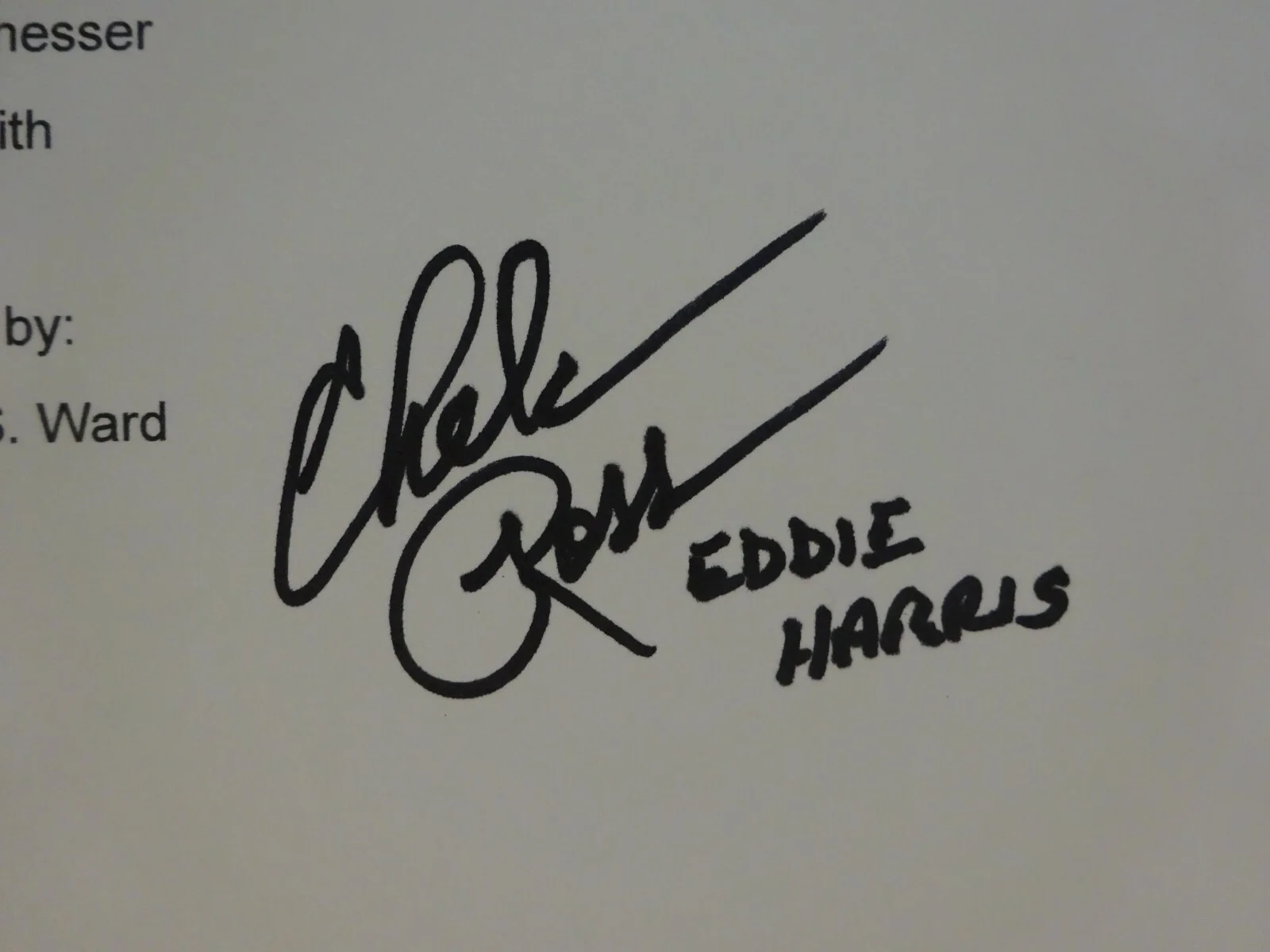 Chelcie Ross — Autographed CHELCIE ROSS Signed MAJOR LEAGUE Script Cover BECKETT BAS COA, image 4