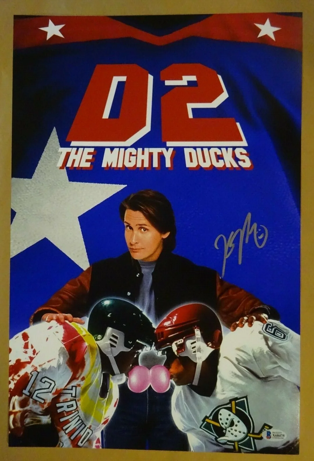 Kenan Thompson — Signed KENAN THOMPSON Autographed D2 MIGHTY DUCKS 12x18 Photo BECKETT BAS COA, image 2