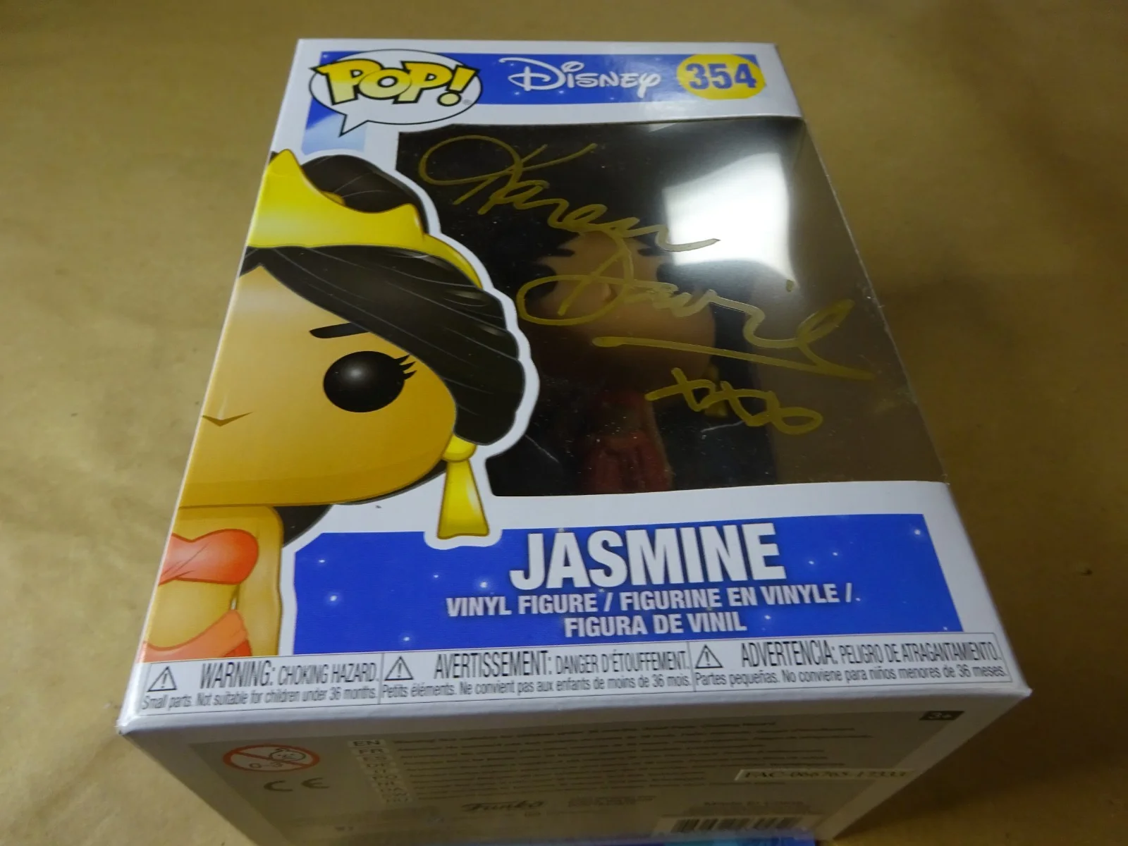 Karen David — Signed Karen David Autographed Disney Jasmine Once Upon A Time Funko Pop BAS COA, изображение 2