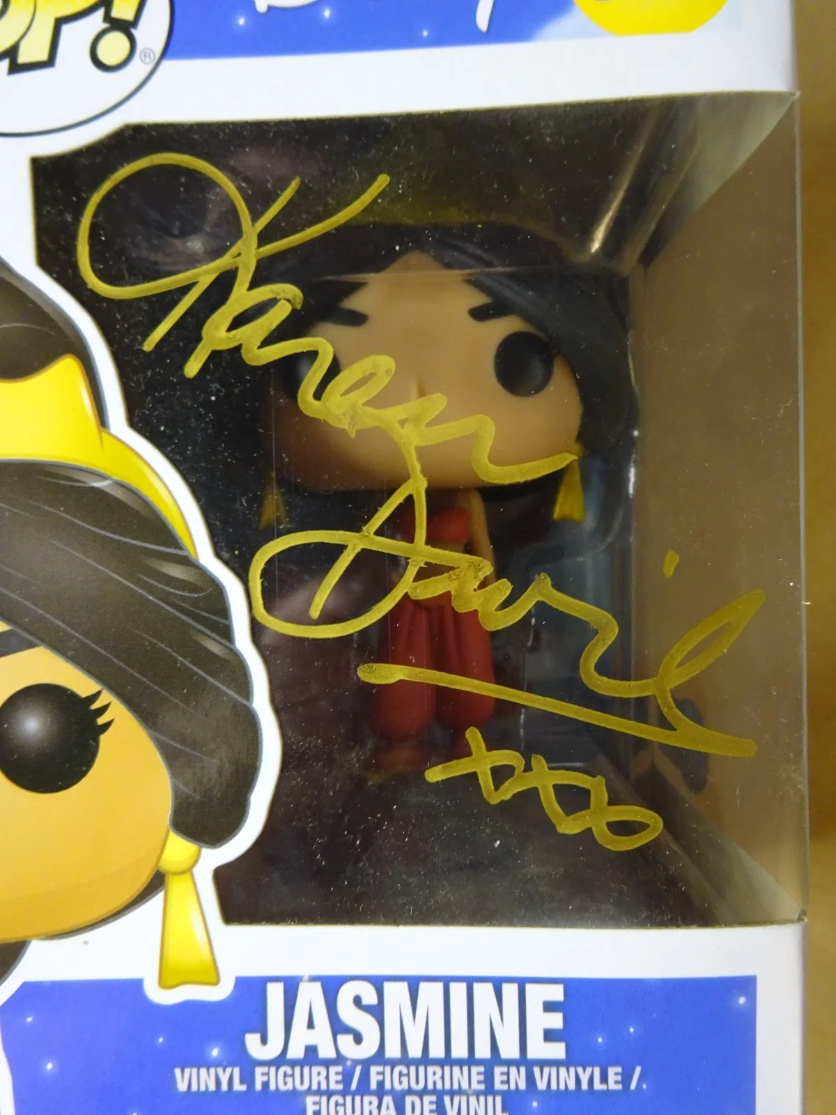 Karen David — Signed Karen David Autographed Disney Jasmine Once Upon A Time Funko Pop BAS COA, изображение 3
