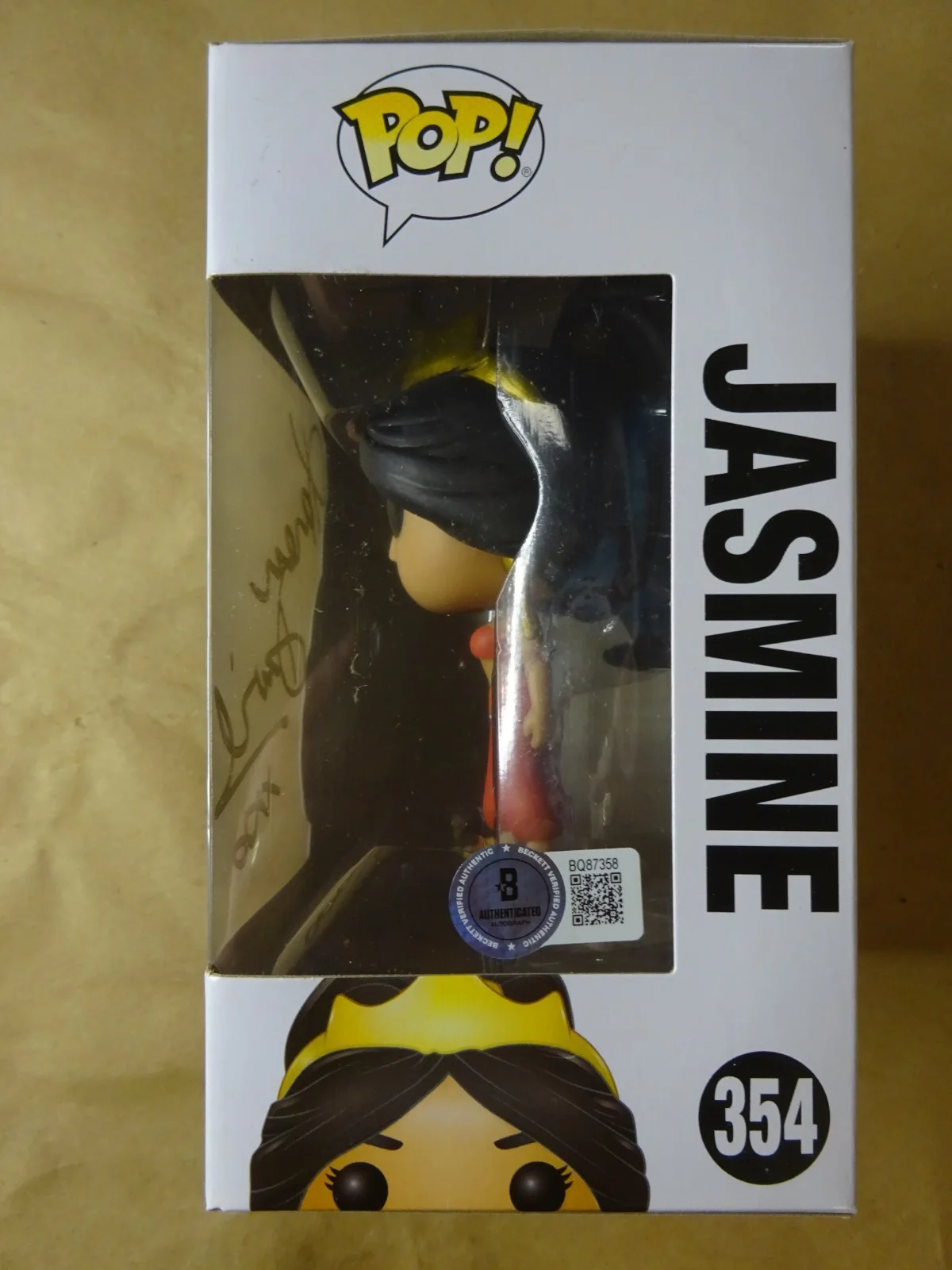 Karen David — Signed Karen David Autographed Disney Jasmine Once Upon A Time Funko Pop BAS COA, изображение 5