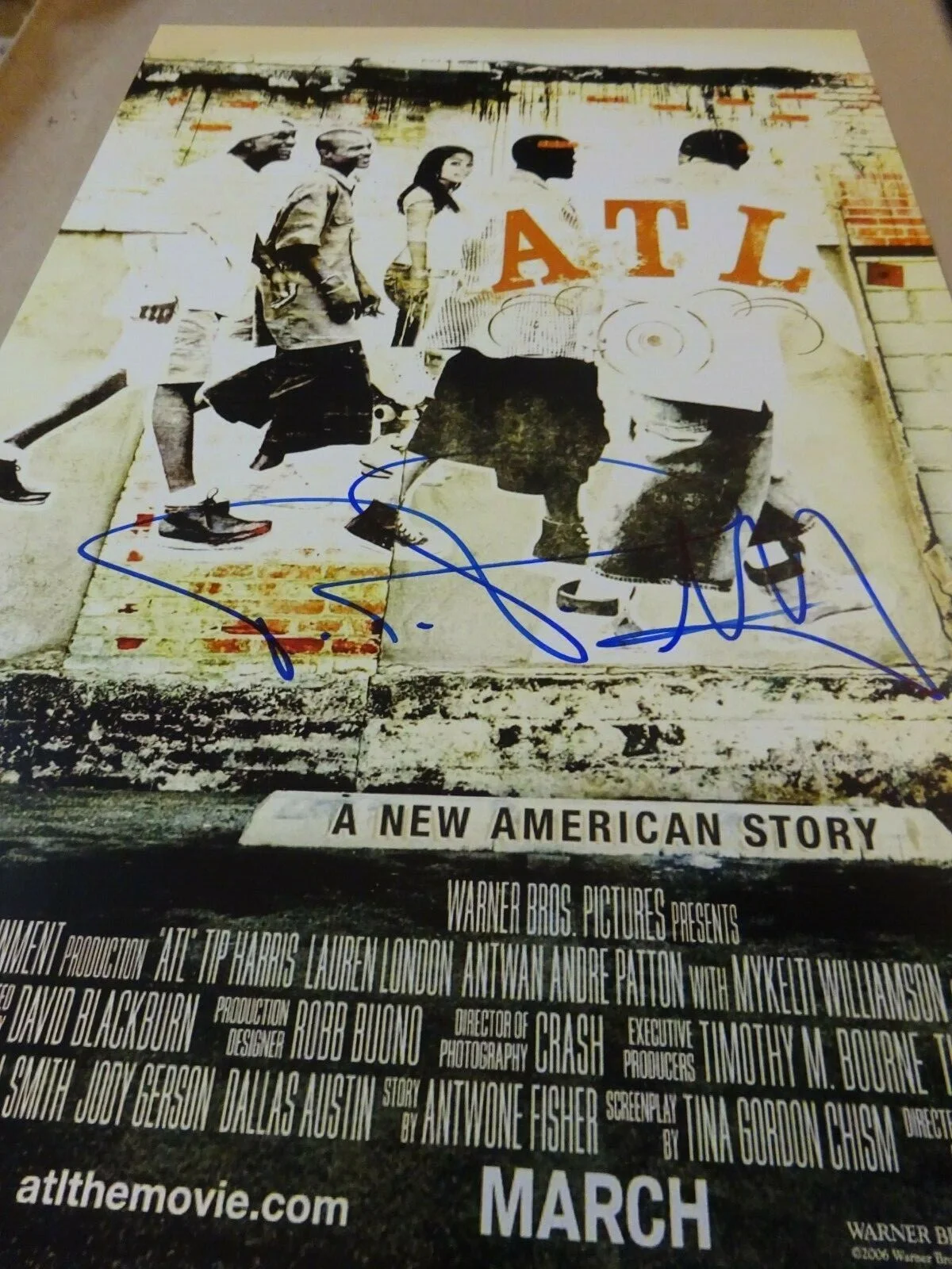 T.I — Signed T.I. CLIFFORD HARRIS JR Autographed ATL Photo 11"x17" BECKETT BAS COA, изображение 4