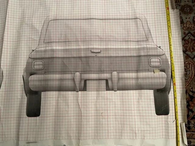 Frankenweenie - Tim Burton - Original Production Generic Car drawing., image 4