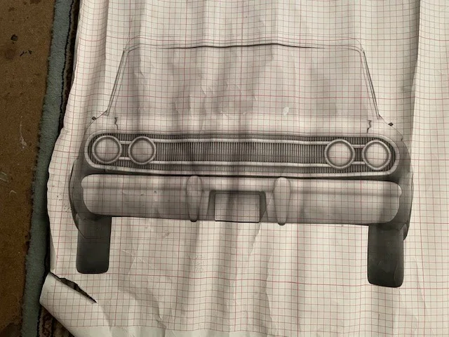 Frankenweenie - Tim Burton - Original Production Generic Car drawing., image 5