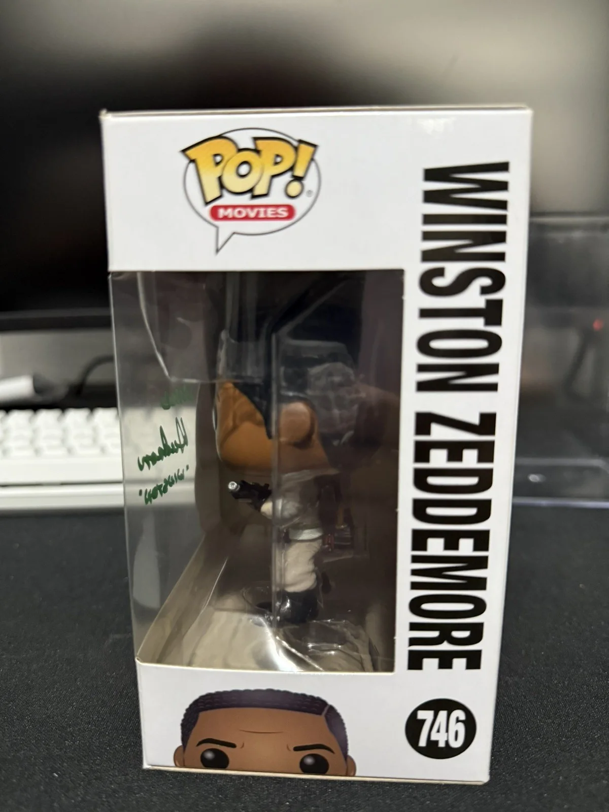 Ernie Hudson Signed Funko POP Ghostbusters #746 Winston - See Description, image 2