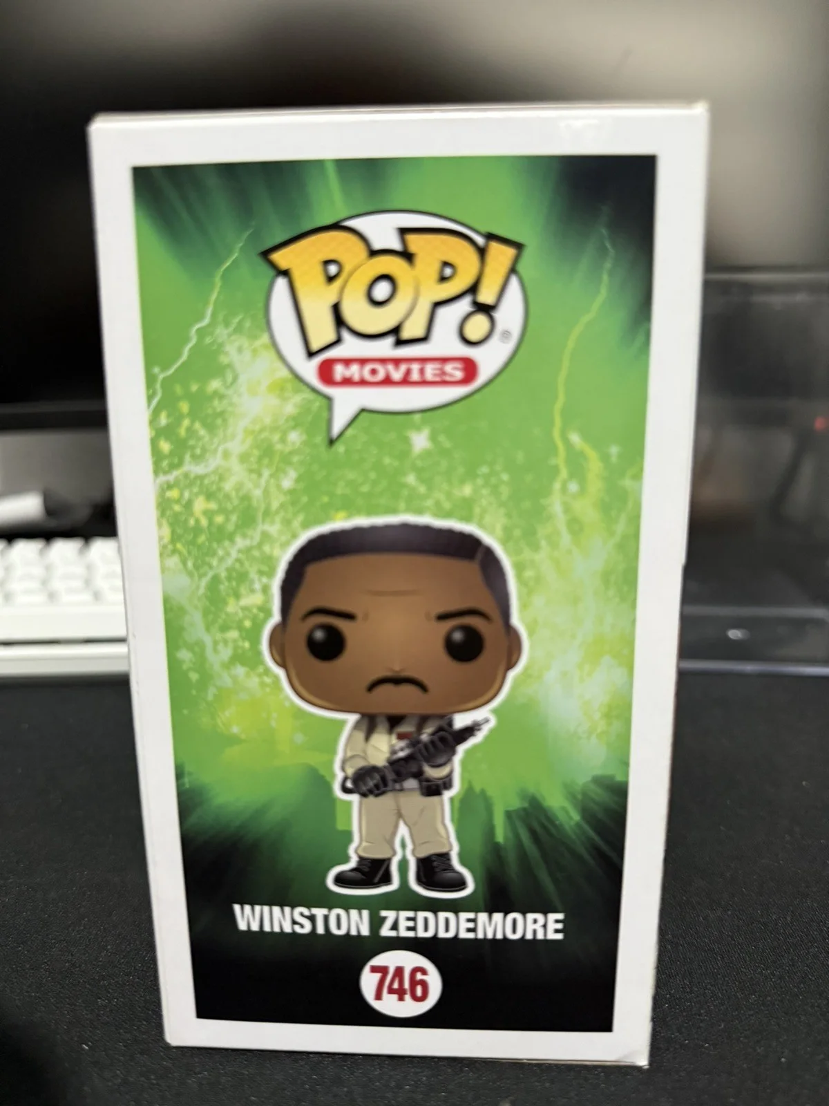 Ernie Hudson Signed Funko POP Ghostbusters #746 Winston - See Description, image 3