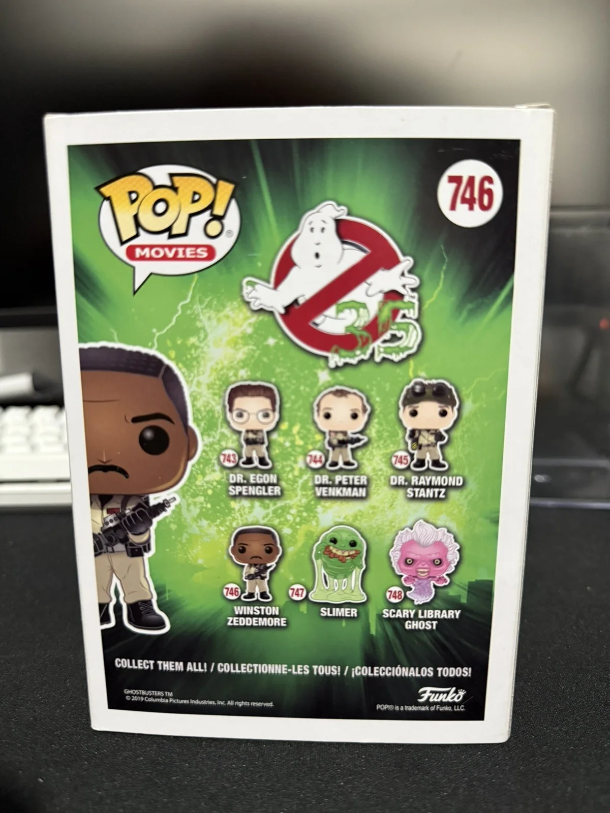 Ernie Hudson Signed Funko POP Ghostbusters #746 Winston - See Description, image 4