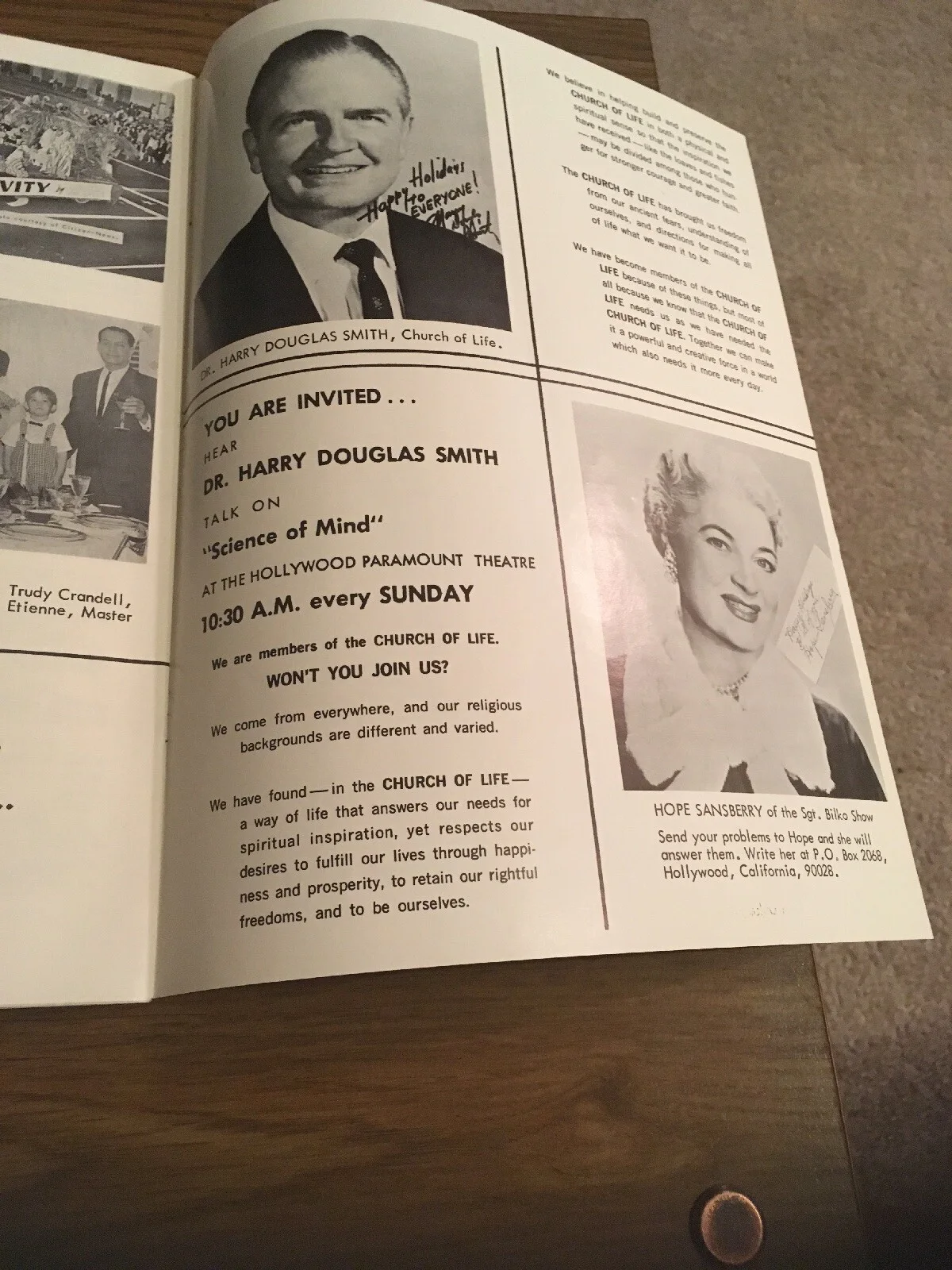 The Voice of Hollywood Bill Tucker Tribute December and January 1964-1965, изображение 4