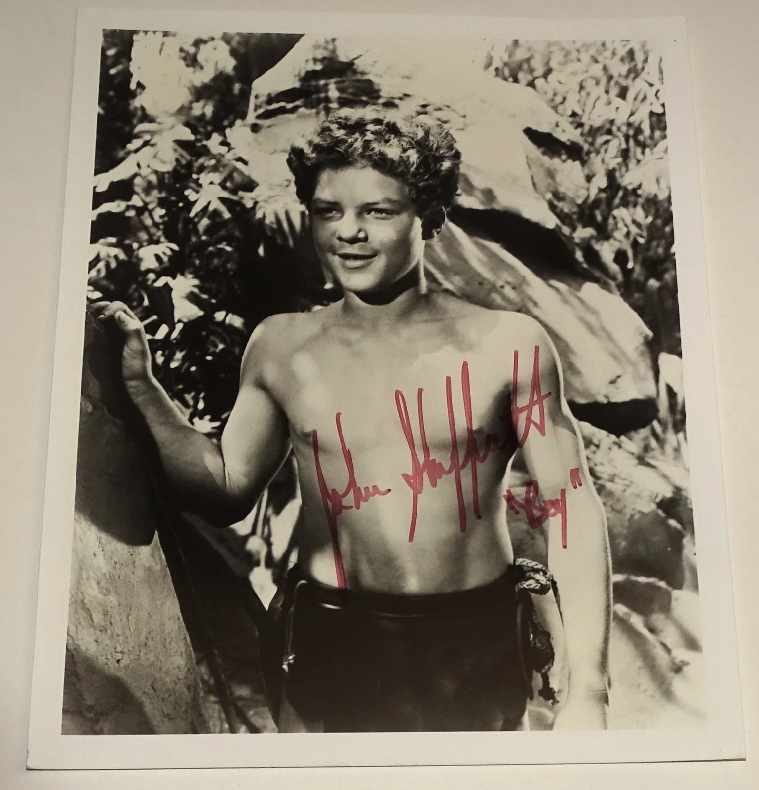 Johnny Sheffield "Boy" Autographed 8x10" Photograph - Son of Tarzan Actor, изображение 2