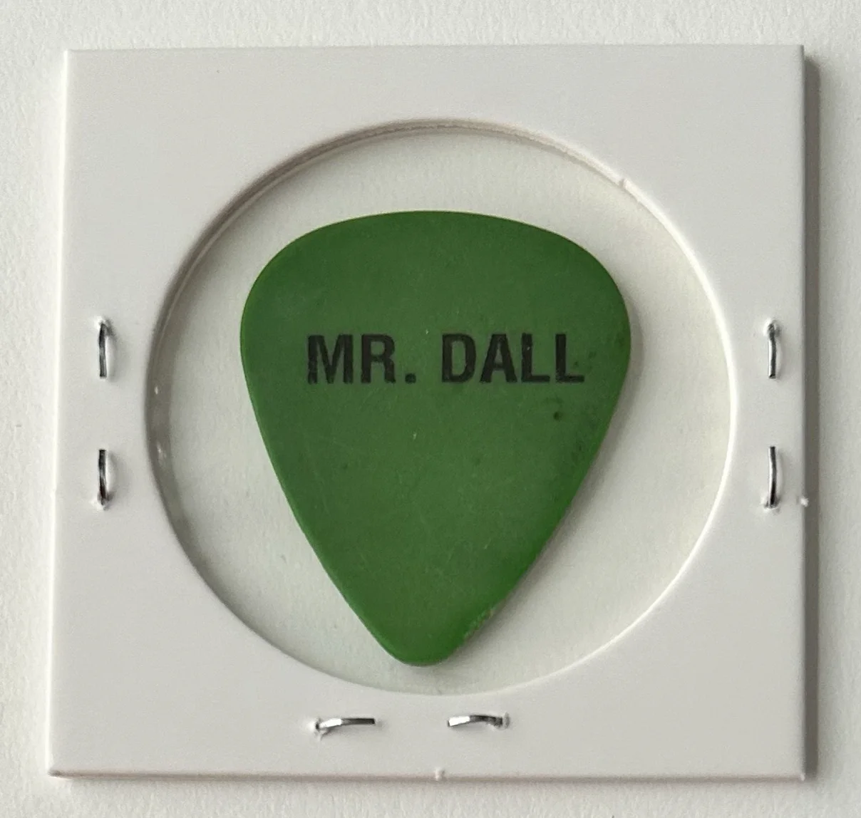 Poison - Bobby Dall Tour Guitar Pick - Mr. Dall - Green/Black, изображение 2