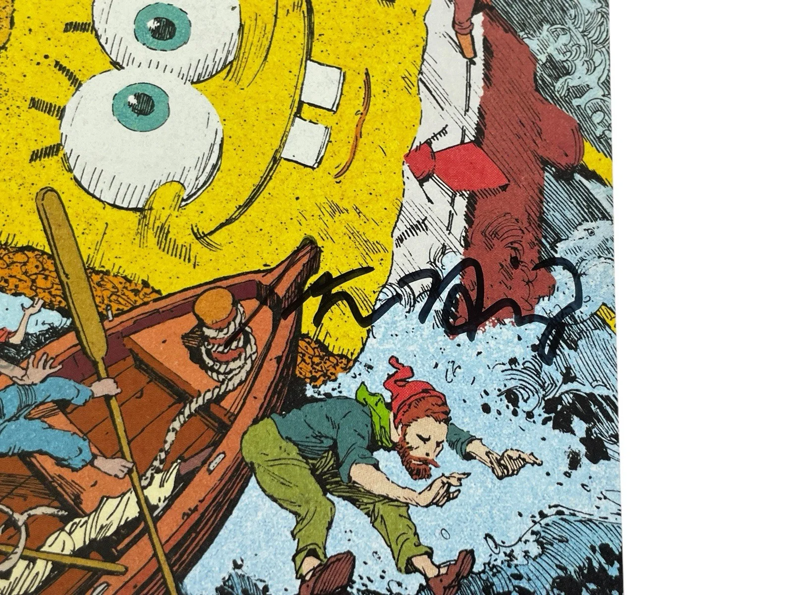 Stephen Hillenburg — Stephen Hillenburg Signed SpongeBob SquarePants Comic Book Classics Ahoy! JSA, image 2