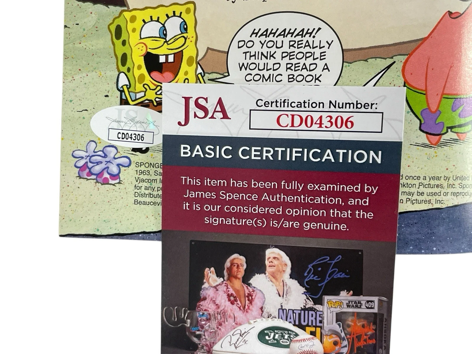 Stephen Hillenburg — Stephen Hillenburg Signed SpongeBob SquarePants Comic Book Classics Ahoy! JSA, image 4