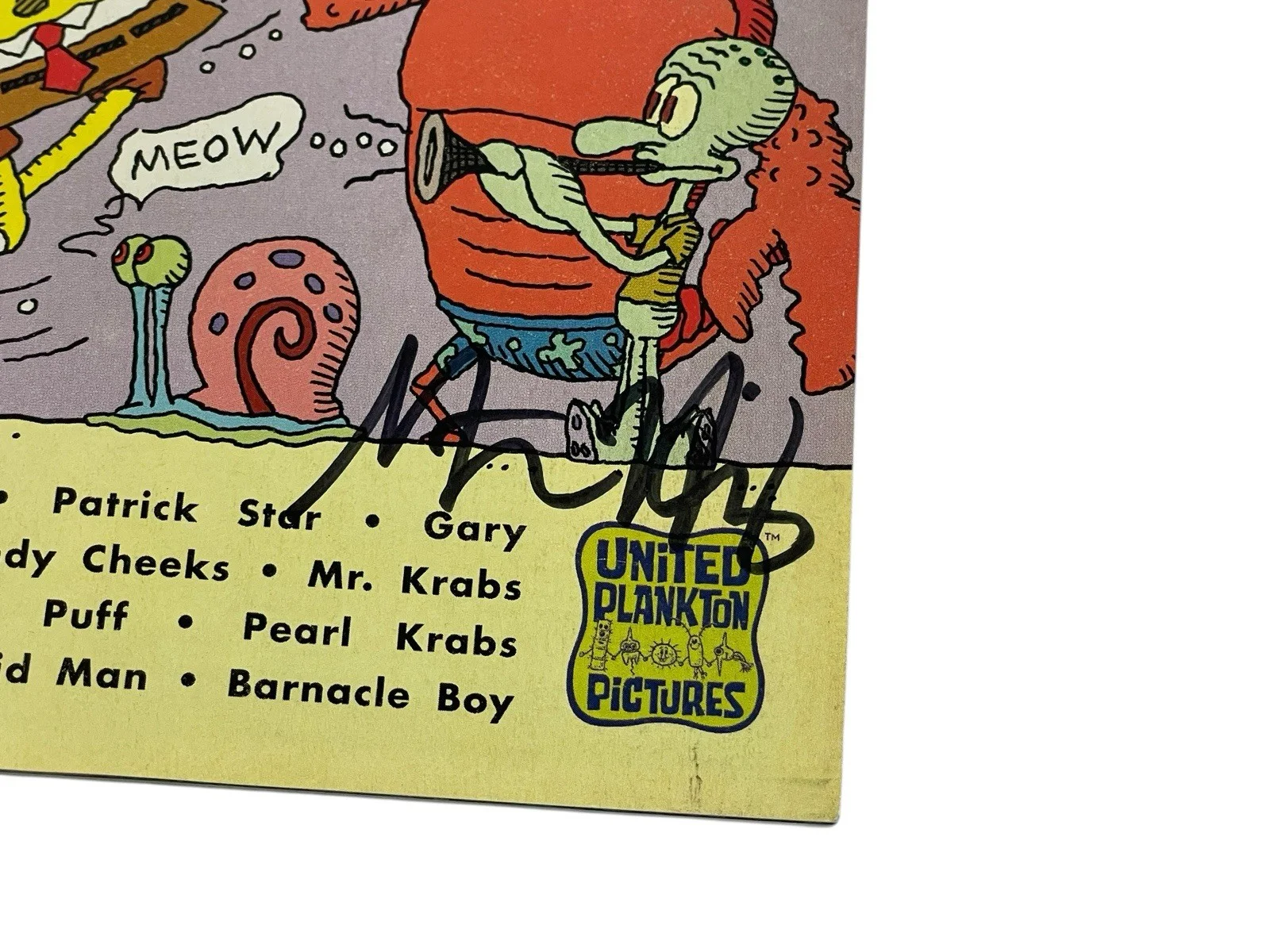 Stephen Hillenburg — Stephen Hillenburg Signed SpongeBob SquarePants Freestyle Funnies Comic Book JSA, image 4