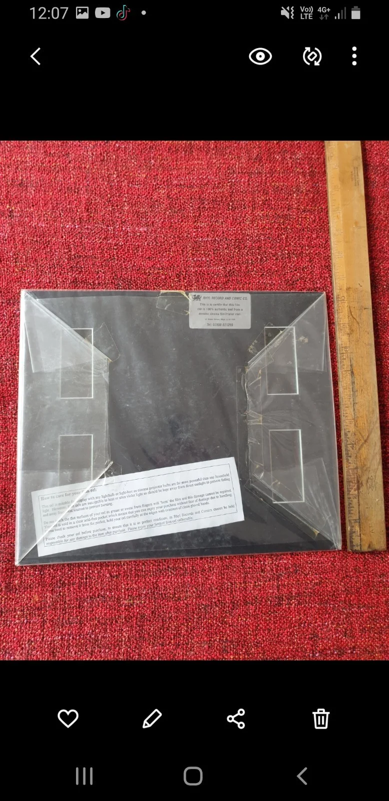 Hand crafted display featuring original film cells for EIGHT LEGGED FREAKS fans, изображение 3