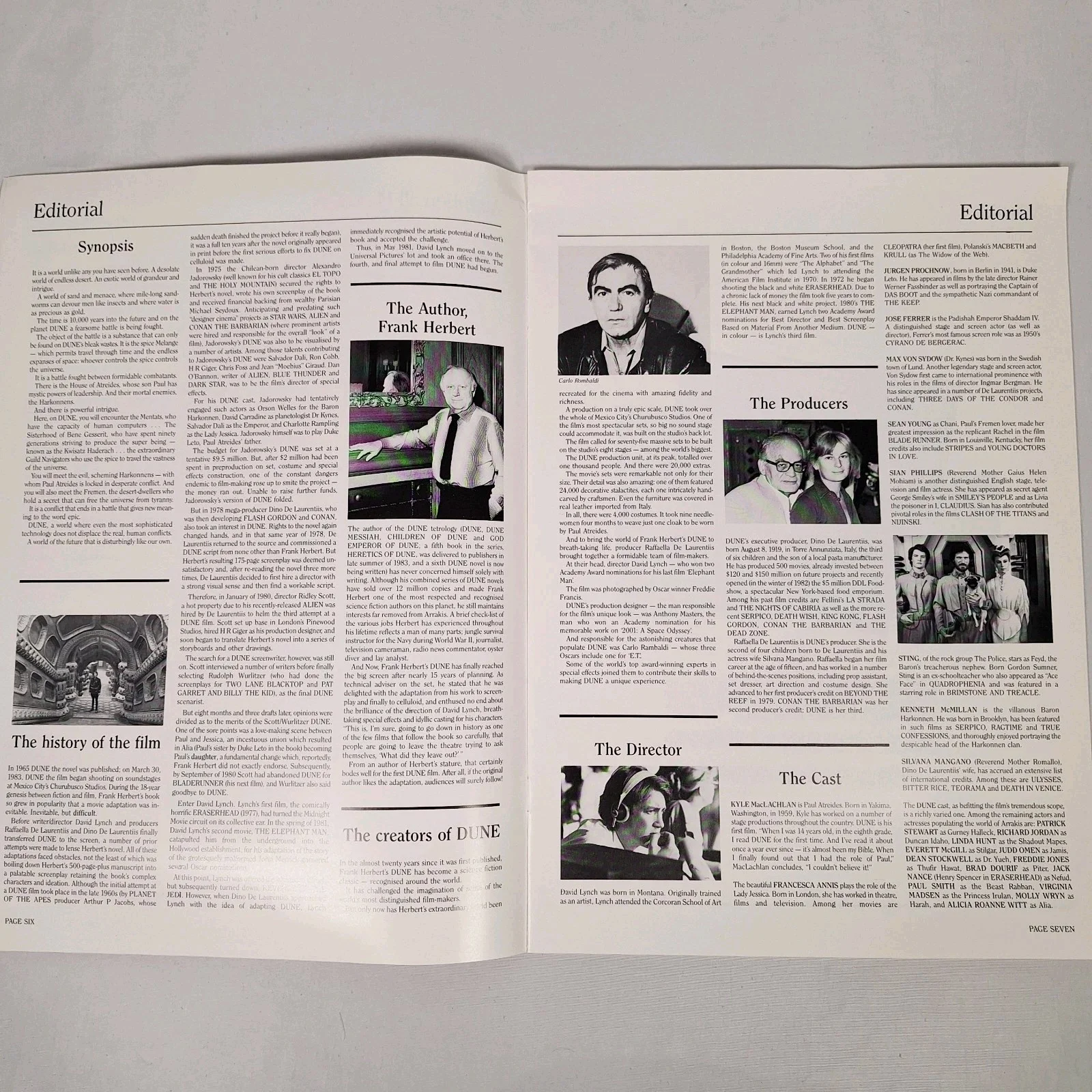 Very Rare Vintage - DUNE - Exhibitors Campaign Book - 1984 - 24 Page Press Book, изображение 5
