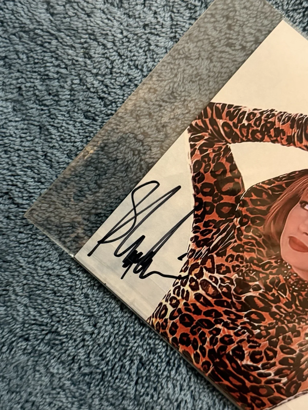 Shania Twain Come On Over Autographed Signed Art card New Sealed Hand signed, изображение 3
