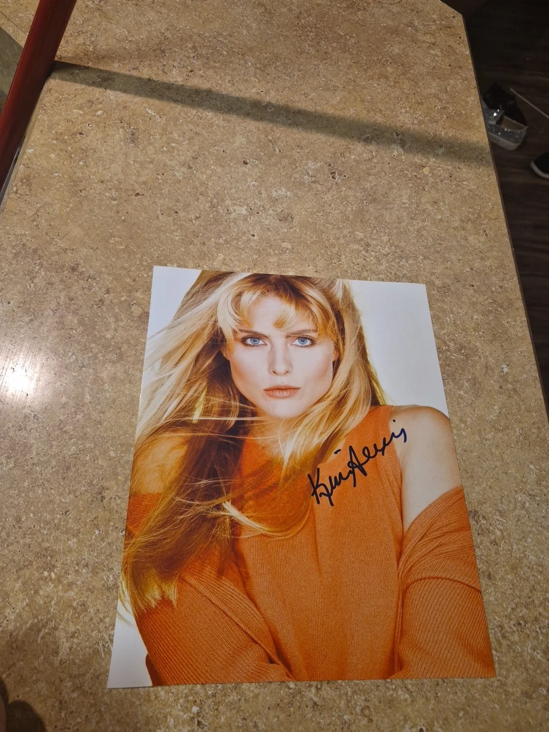 Kim Alexis — Kim Alexis Super Model Actress Signed Sexy 8x10 Photo