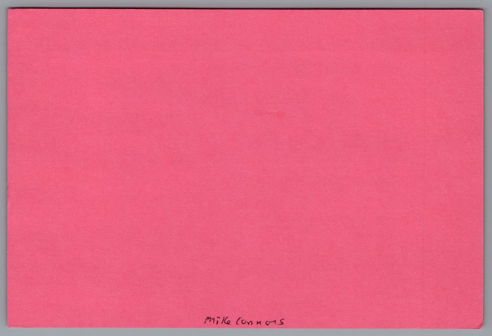 Mike Connors — Mike Connors Signed 4x6 Index Card Mannix Autographed, image 2