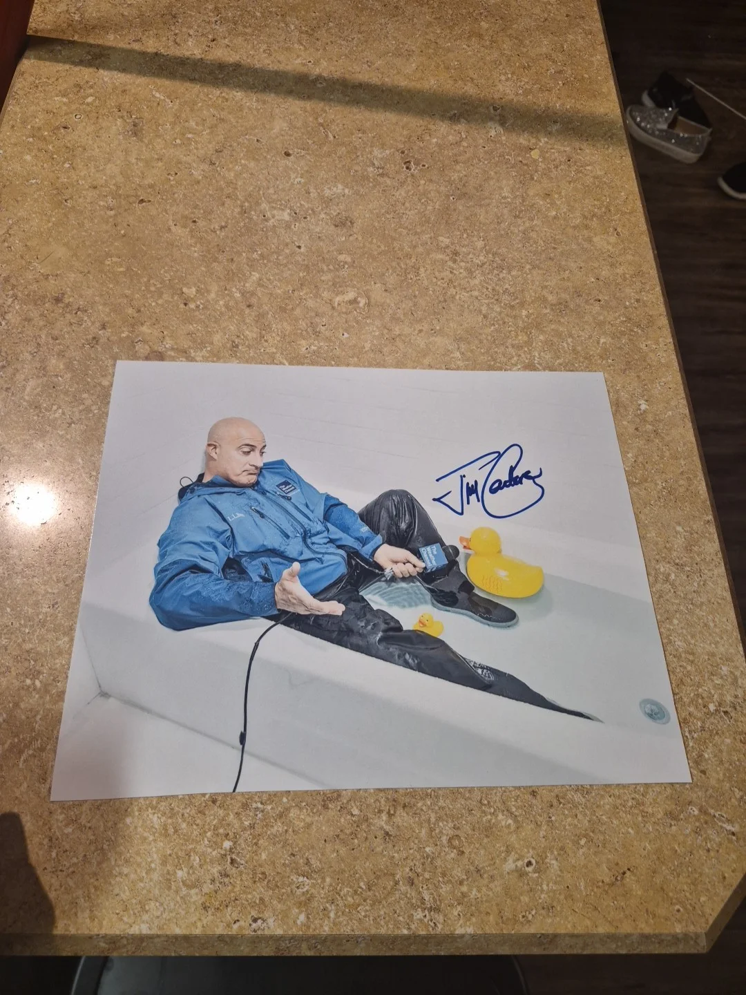 Jim Cantore — Jim Cantore The Weather Channel Signed Weather Man 8x10 Photo