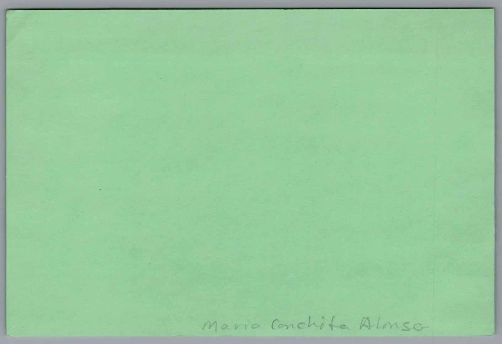 Maria Conchita Alonso — Maria Conchita Alonso Signed 4x6 Index Card The Running Man Autographed, изображение 2