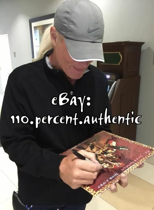 REO SPEEDWAGON x3 SIGNED AUTOGRAPHED NINE LIVES VINYL LP *EXACT PROOF*, изображение 3