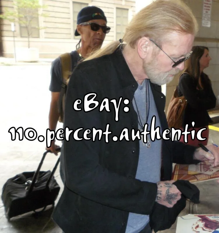 GREG ALLMAN DICKEY BUTCH TRUCKS JAIMOE SIGNED ALLMAN BROS VINYL LP *PROOF*, изображение 2