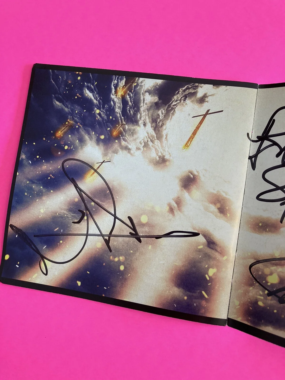 STRYPER x4 ENTIRE BAND SIGNED AUTOGRAPHED GOD DAMN EVIL CD COVER, image 3