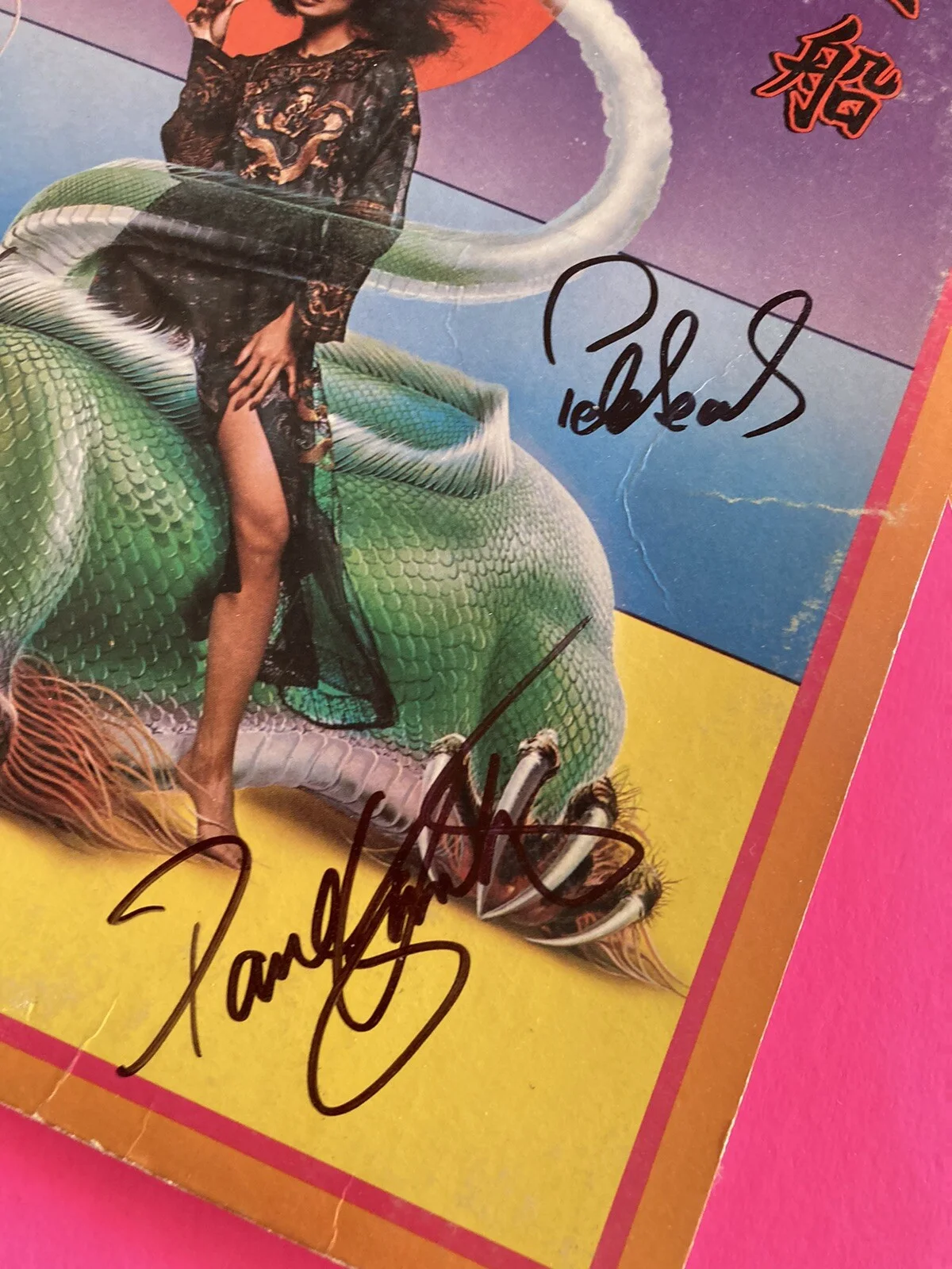 JEFFERSON STARSHIP x3 KANTNER SEARS FREIBERG SIGNED SPITFIRE VINYL LP *PROOF*, изображение 2