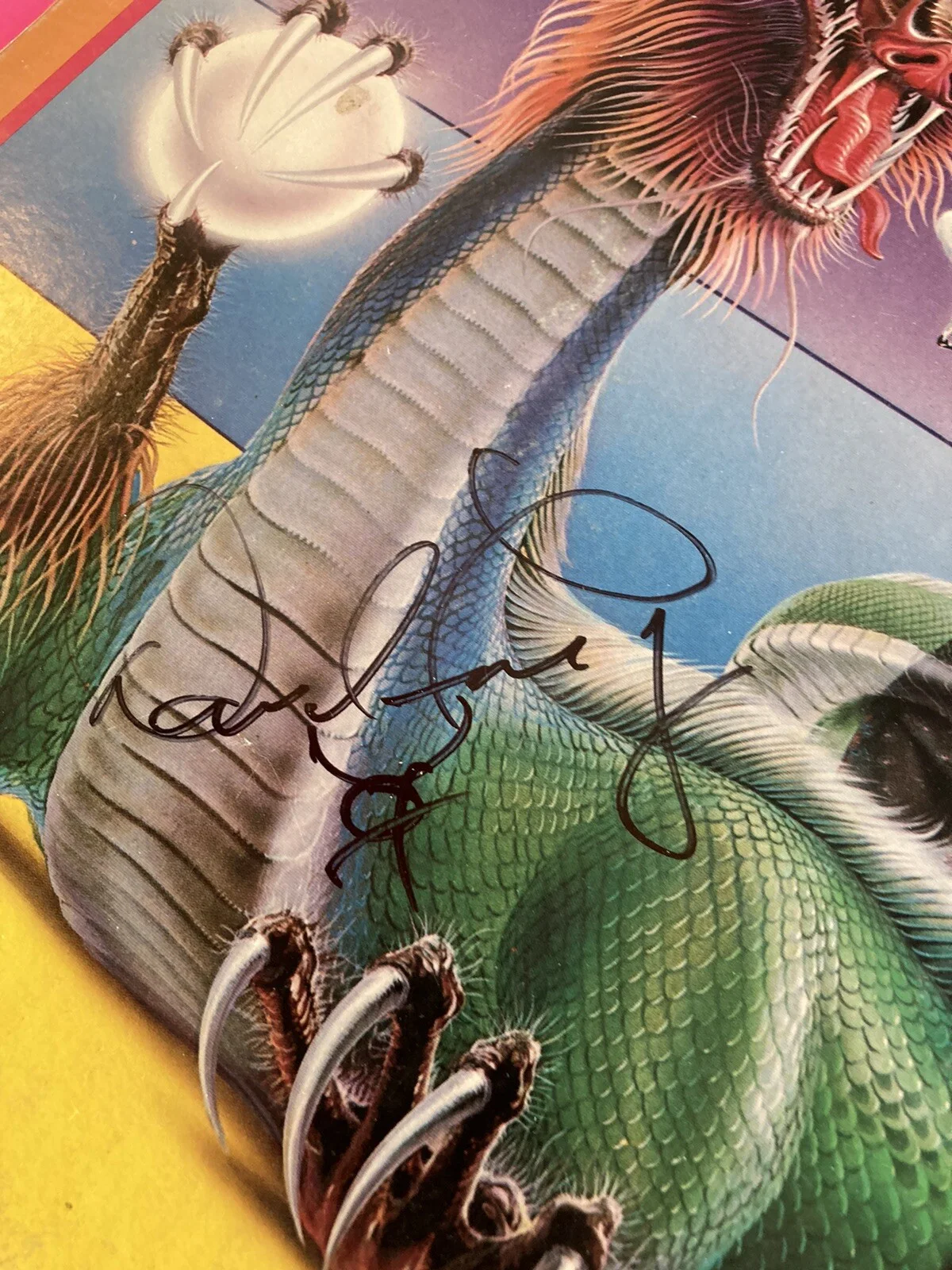 JEFFERSON STARSHIP x3 KANTNER SEARS FREIBERG SIGNED SPITFIRE VINYL LP *PROOF*, изображение 3