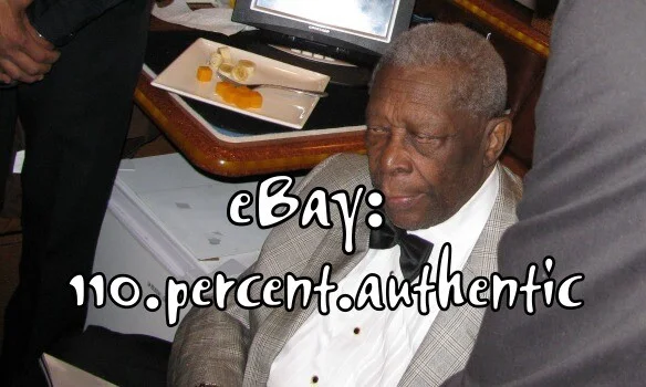 B.B. KING SIGNED AUTOGRAPHED "NOW APPEARING" VINYL LP *PROOF*, image 3