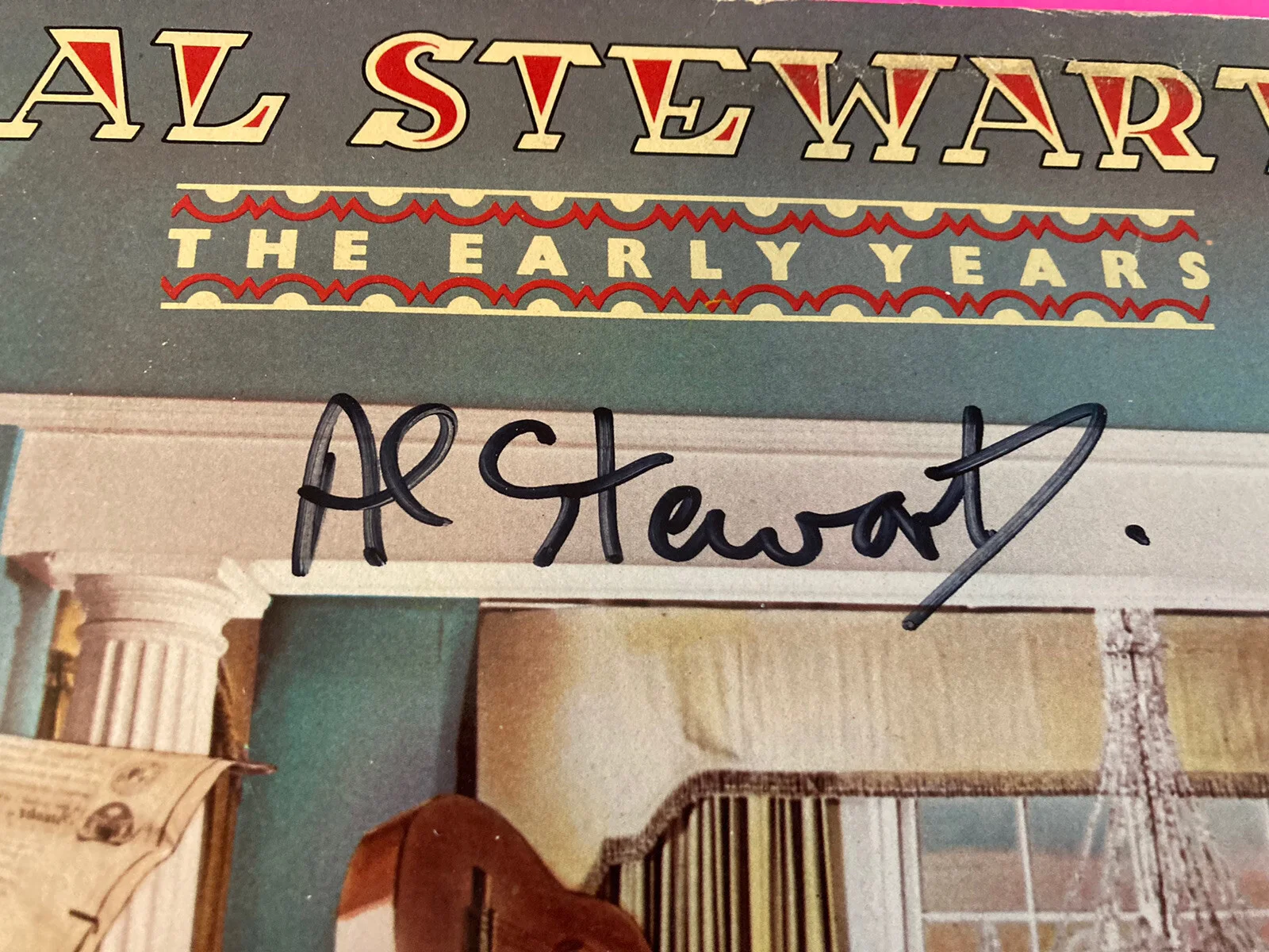 AL STEWART SIGNED AUTOGRAPHED THE EARLY YEARS VINYL LP *PROOF*, image 3