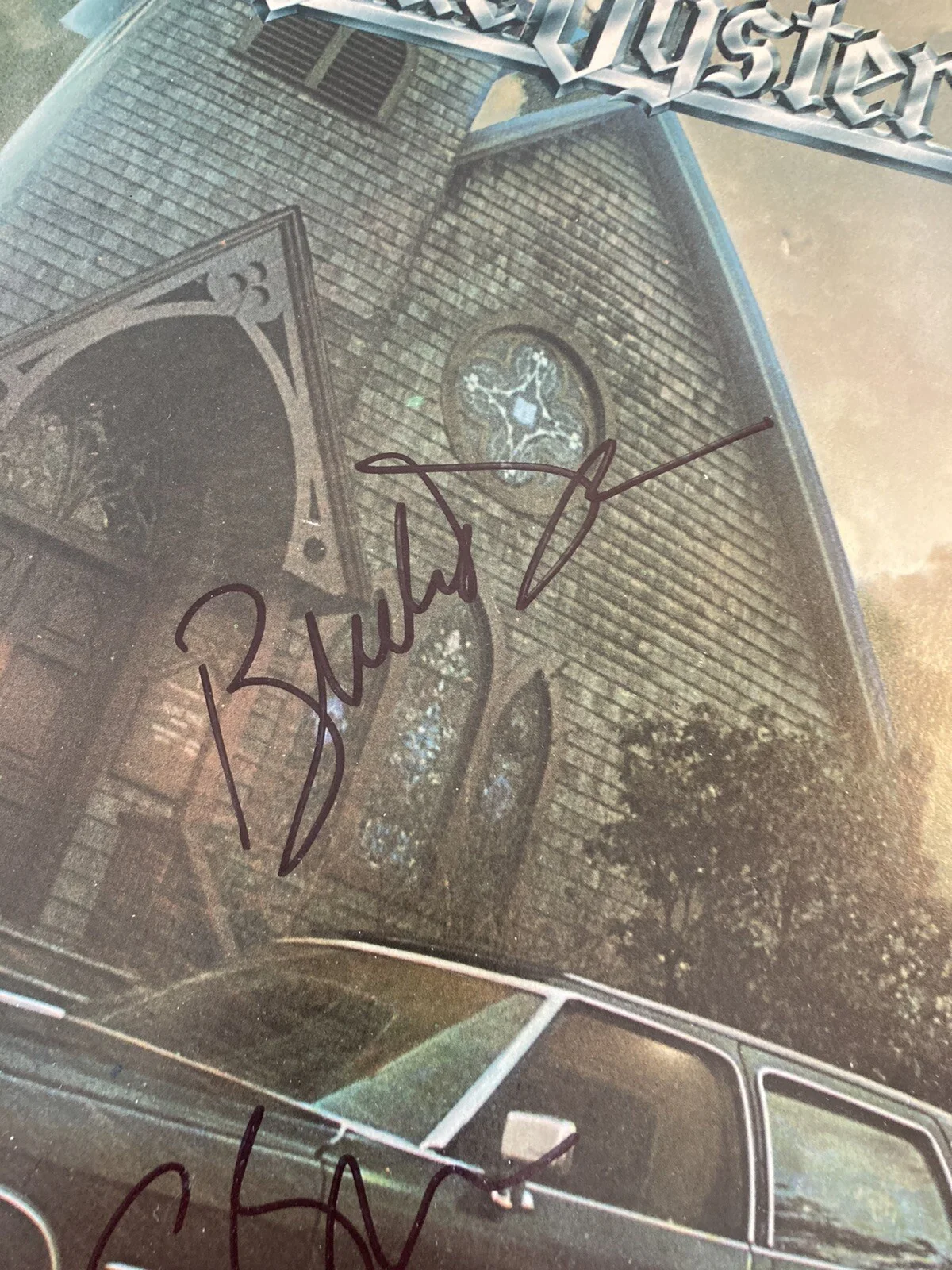 ERIC BLOOM BUCK DHARMA SIGNED BLUE OYSTER CULT ON YOUR FEET VINYL LP *PROOF*, image 5