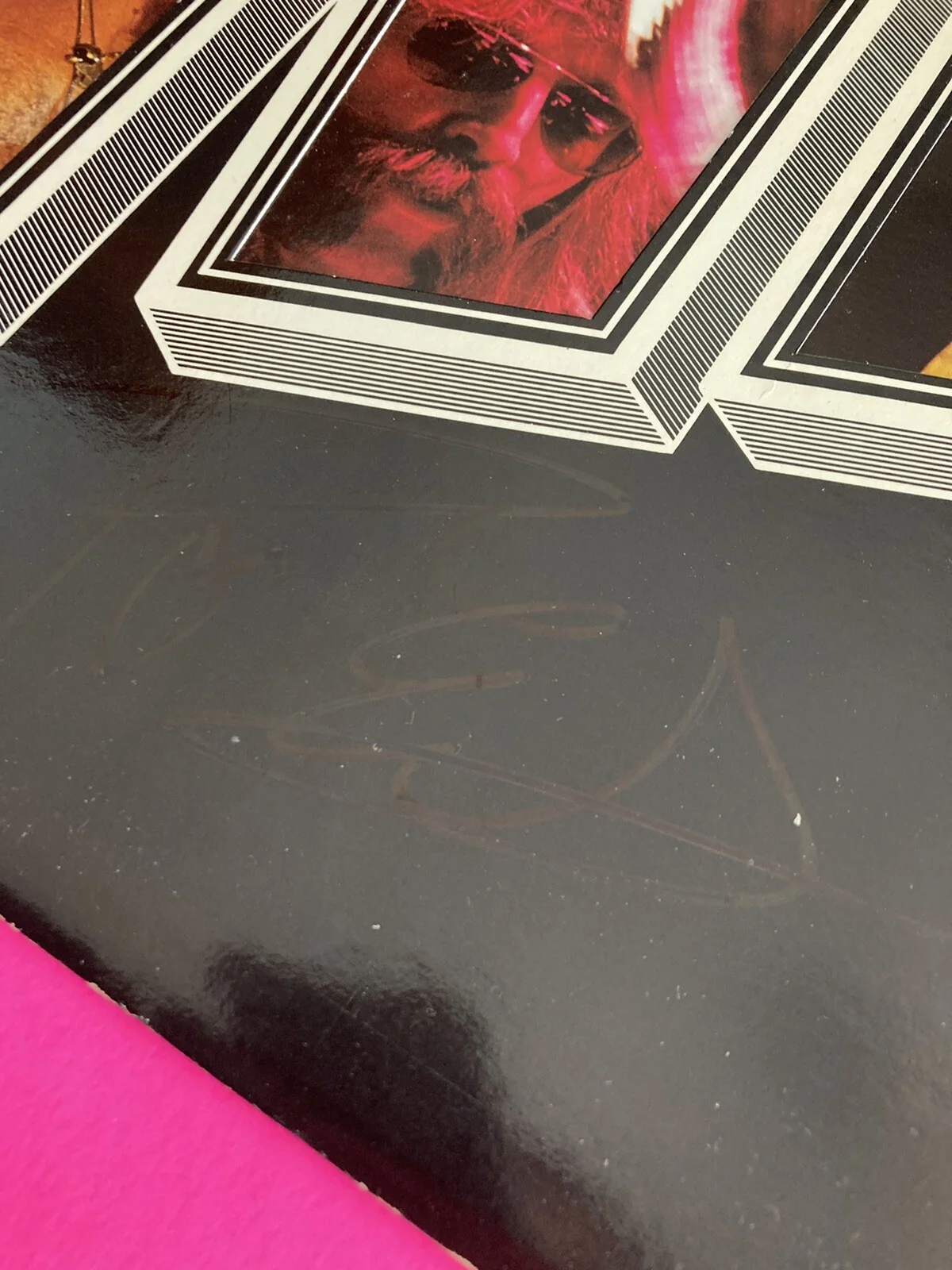 FOGHAT x2 ROGER EARL CRAIG MACGREGOR SIGNED LIVE VINYL LP * PROOF*, image 4