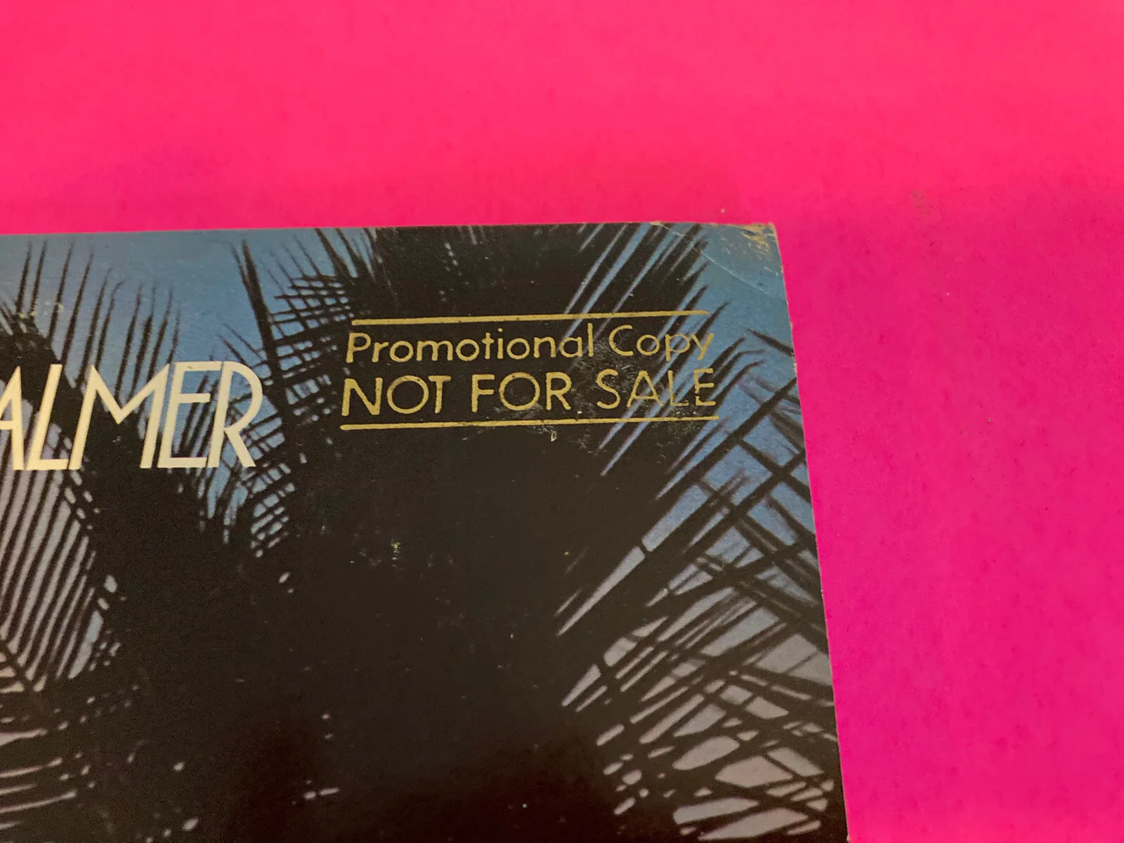 CARL PALMER SIGNED EMERSON LAKE & PALMER LOVE BEACH VINYL LP *EXACT PROOF*, image 3