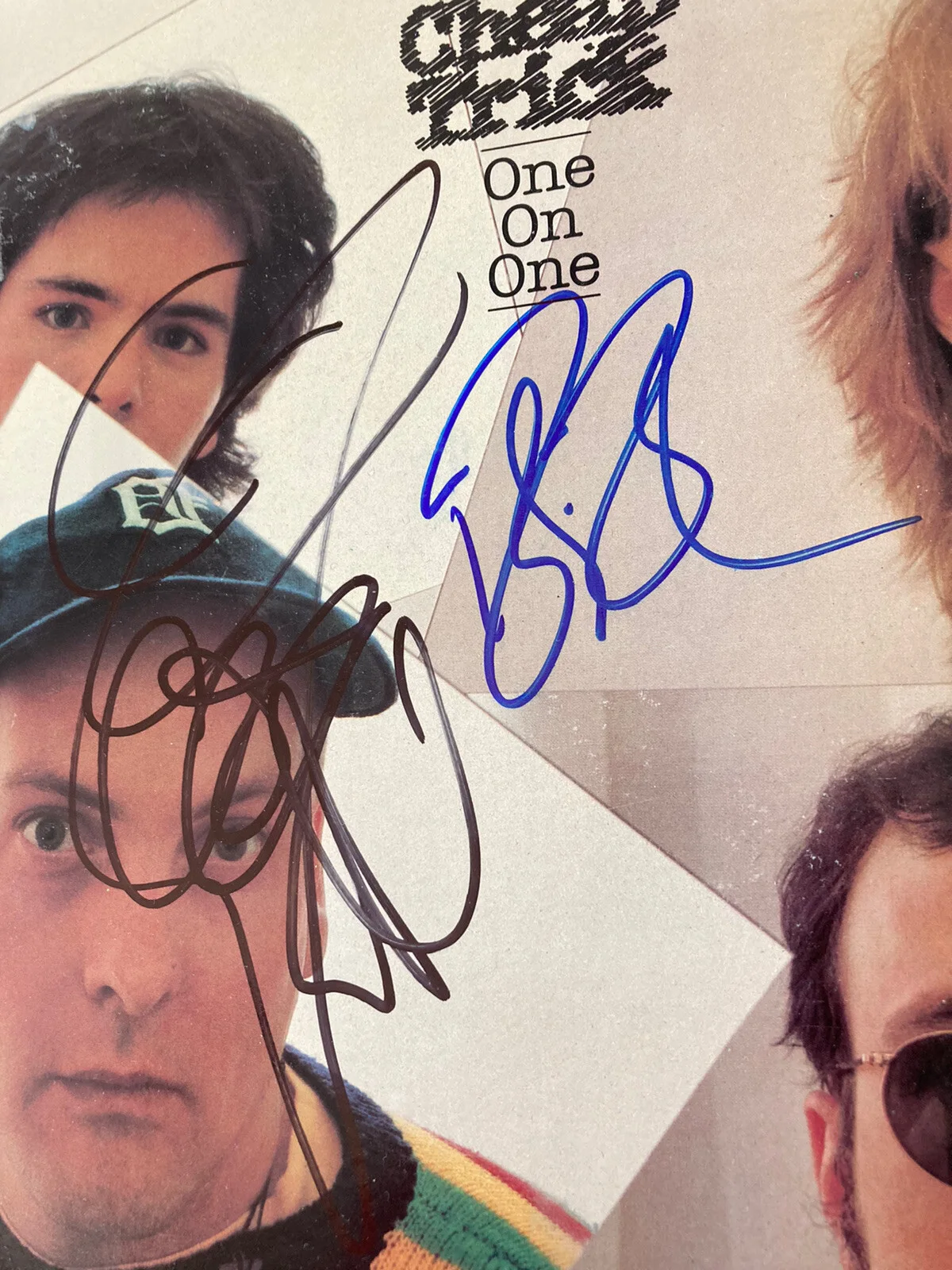 CHEAP TRICK ROBIN ZANDER RICK NIELSEN SIGNED ONE ON ONE VINYL LP *EXACT PROOF*, изображение 4