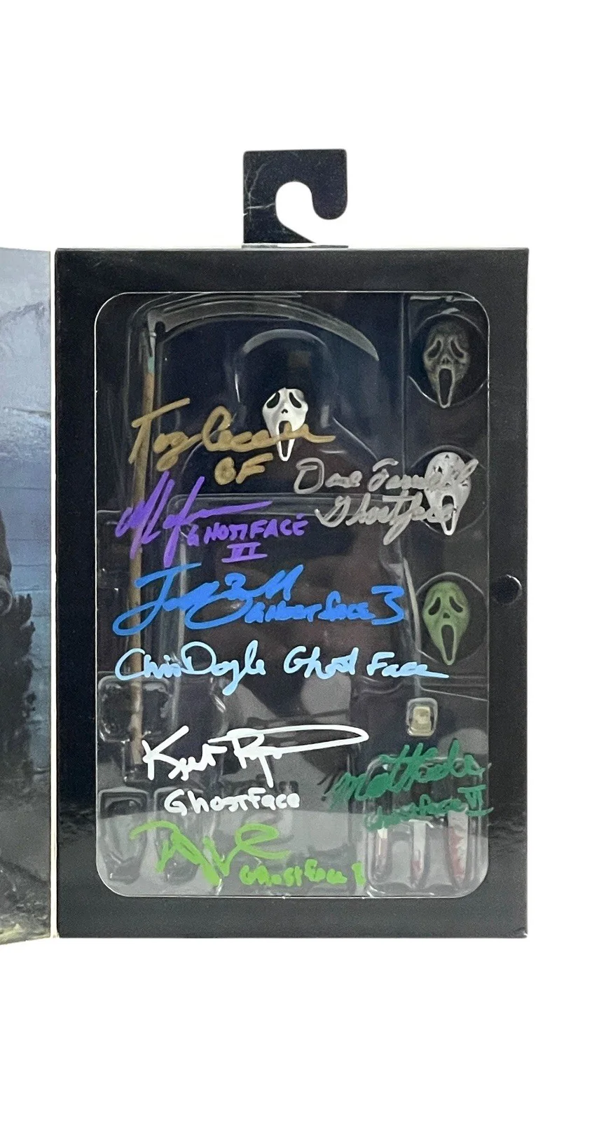 Cast — Scream Cast Signed Ghostface Ultimate 7” NECA Action Figure By 8 Horror Movie, image 2