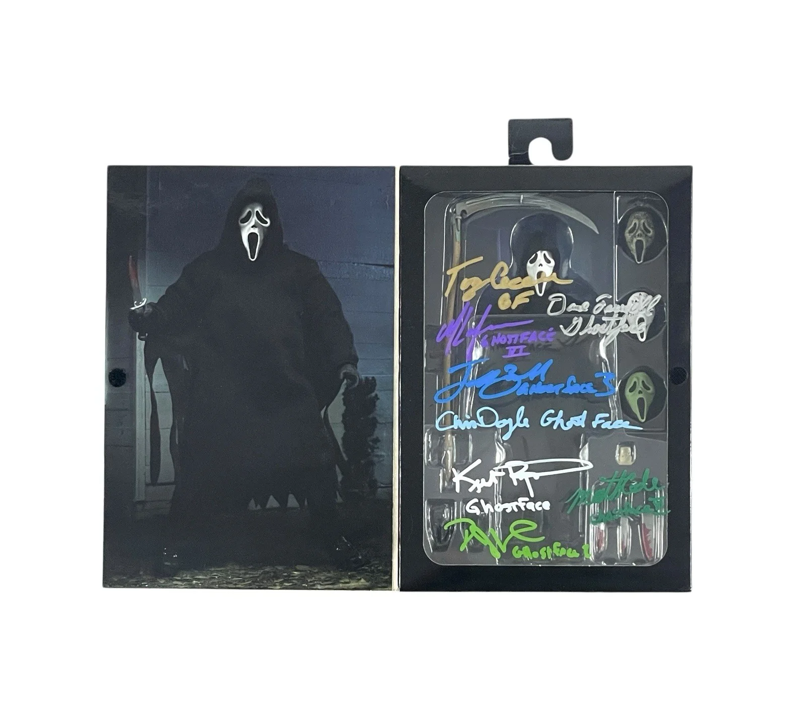 Cast — Scream Cast Signed Ghostface Ultimate 7” NECA Action Figure By 8 Horror Movie, image 3