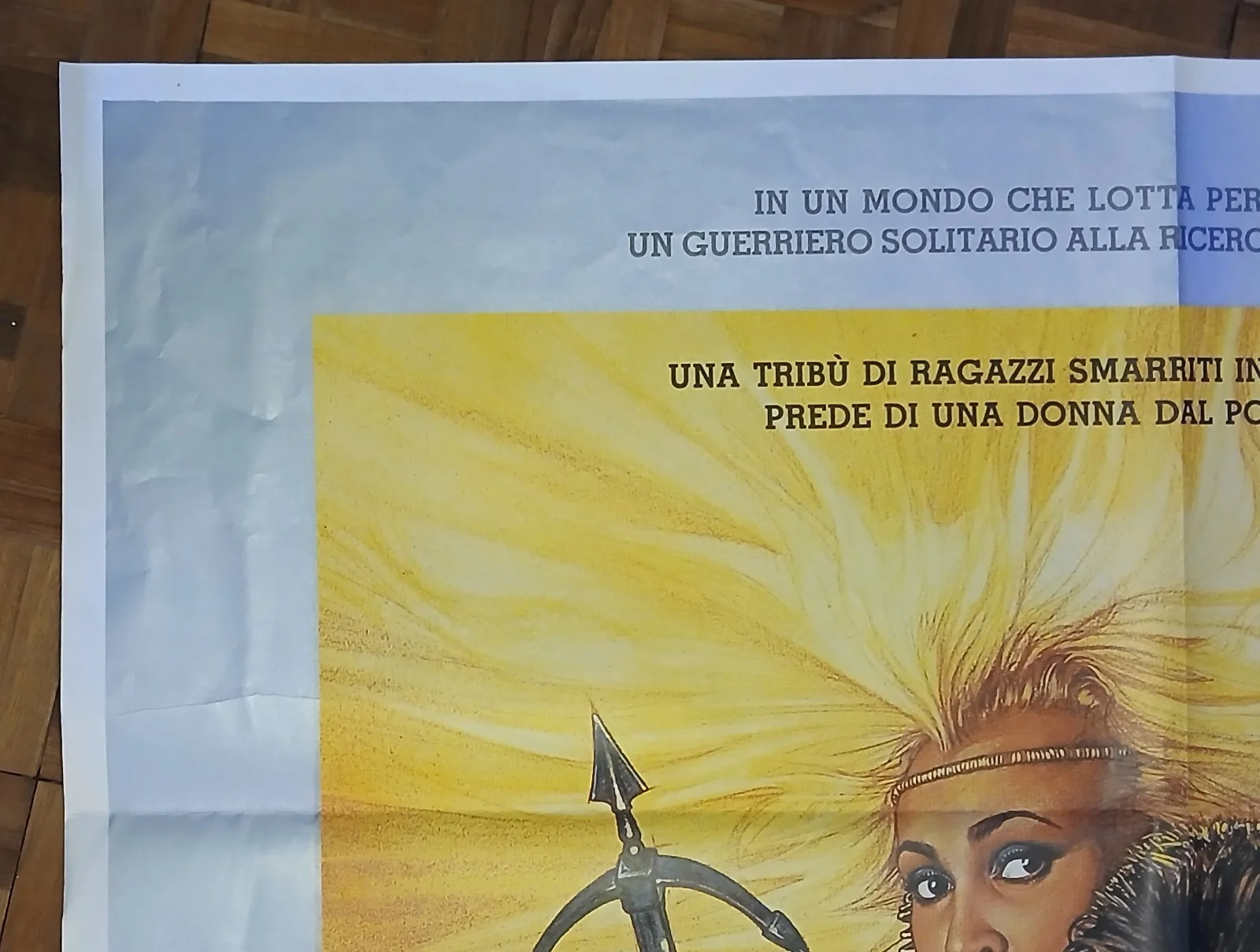 MAD MAX 3 : BEYOND THUNDERDOME (1985) original Italian 2 fogli movie poster, изображение 2