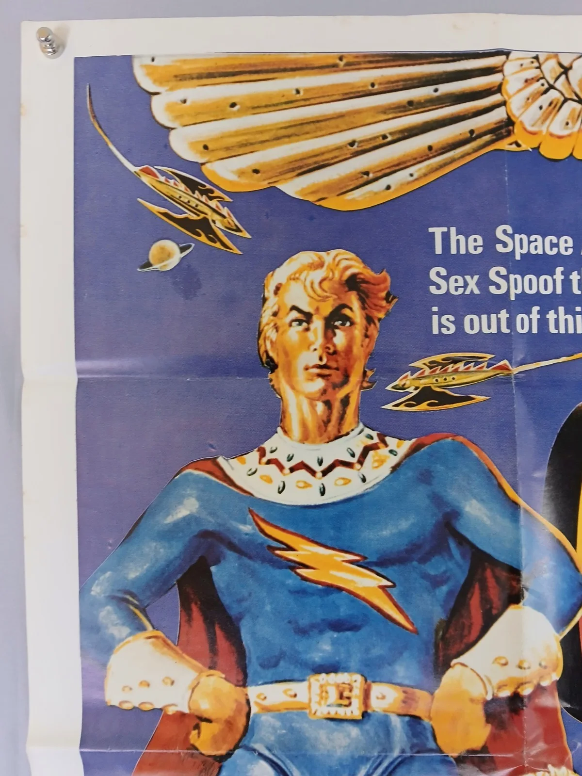FLESH GORDON / LEMON POPSICLE (1974,1978) original UK double-bill quad poster, изображение 2