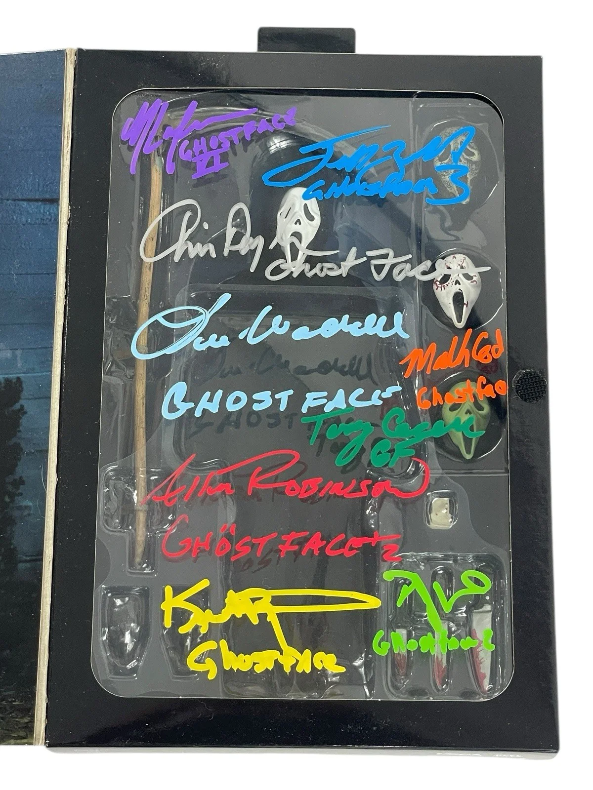 Cast — Scream Cast Signed Ghostface Ultimate 7” NECA Action Figure 9 Horror Movie JSA, image 4