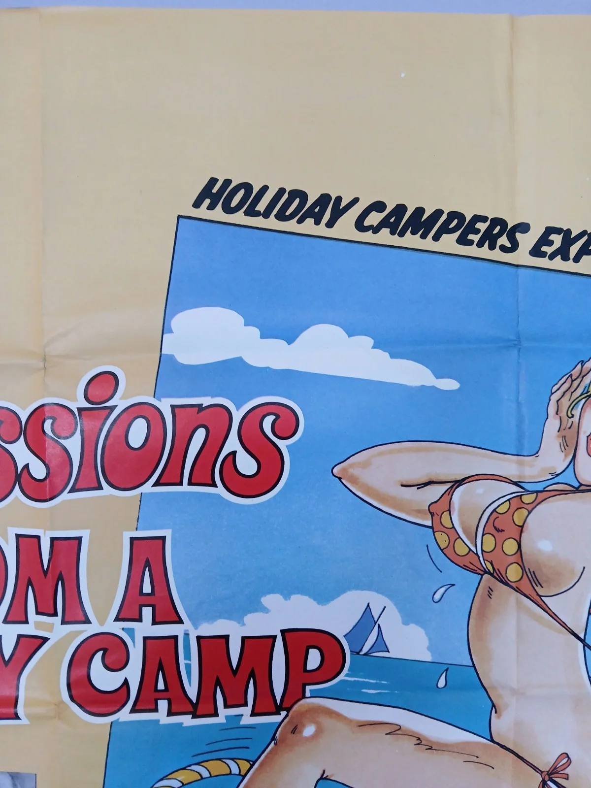 CONFESSIONS FROM A HOLIDAY CAMP (1977) original UK quad poster - Robin Askwith, image 3