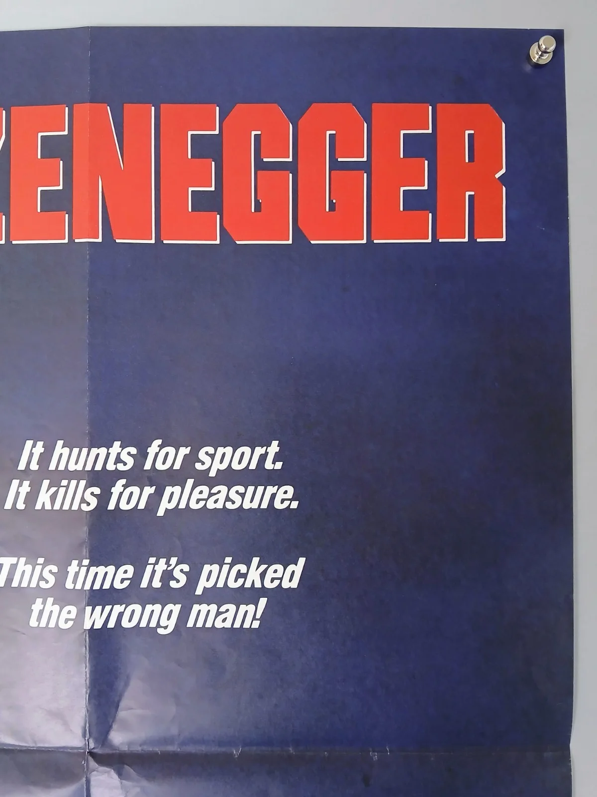 PREDATOR (1987) original UK quad poster - Arnold Schwarzenegger horror sci-fi, image 5