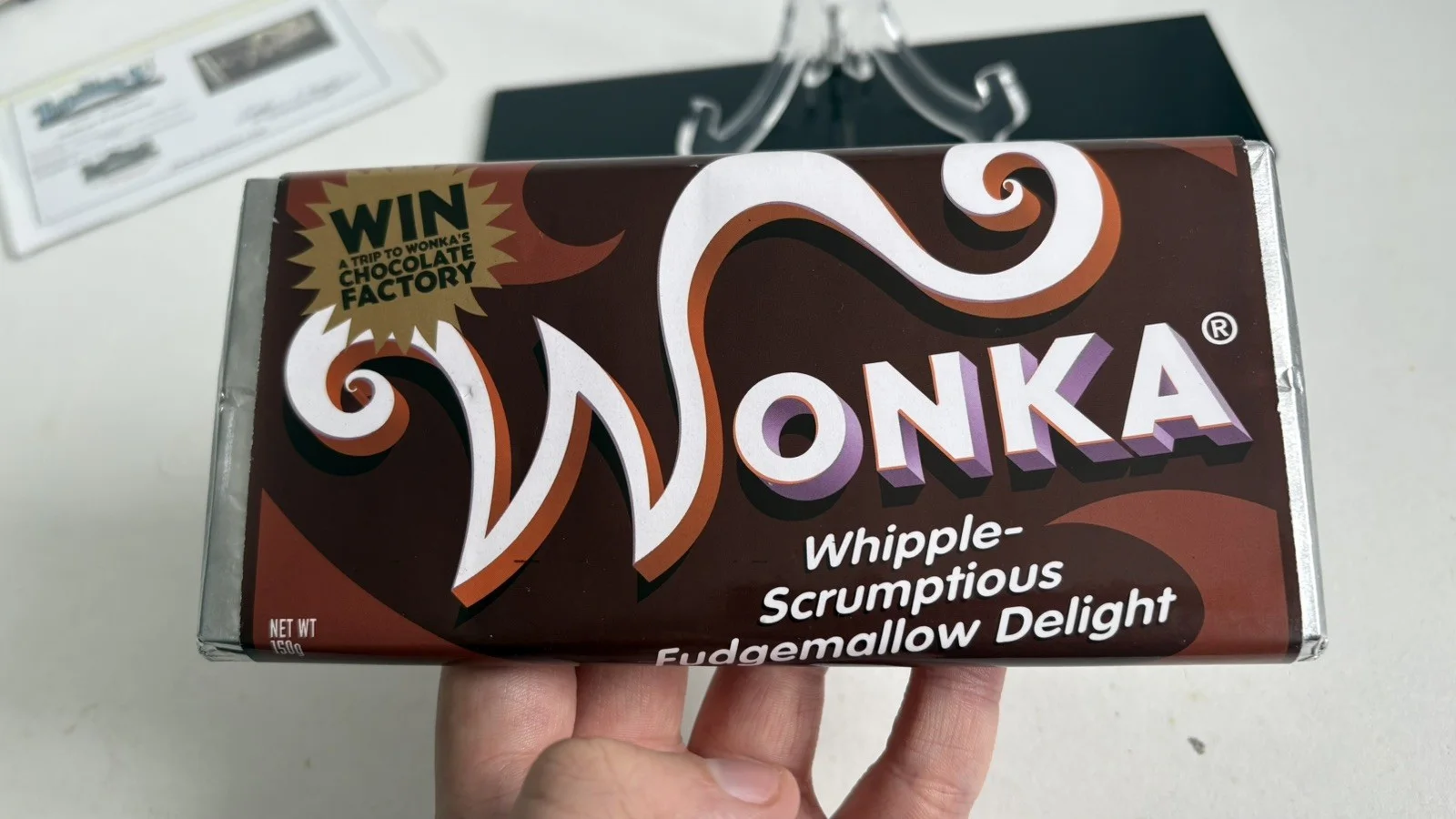 Charlie & The Chocolate Factory 2005 Authentic Movie Prop WONKA Bar Whipple, изображение 3