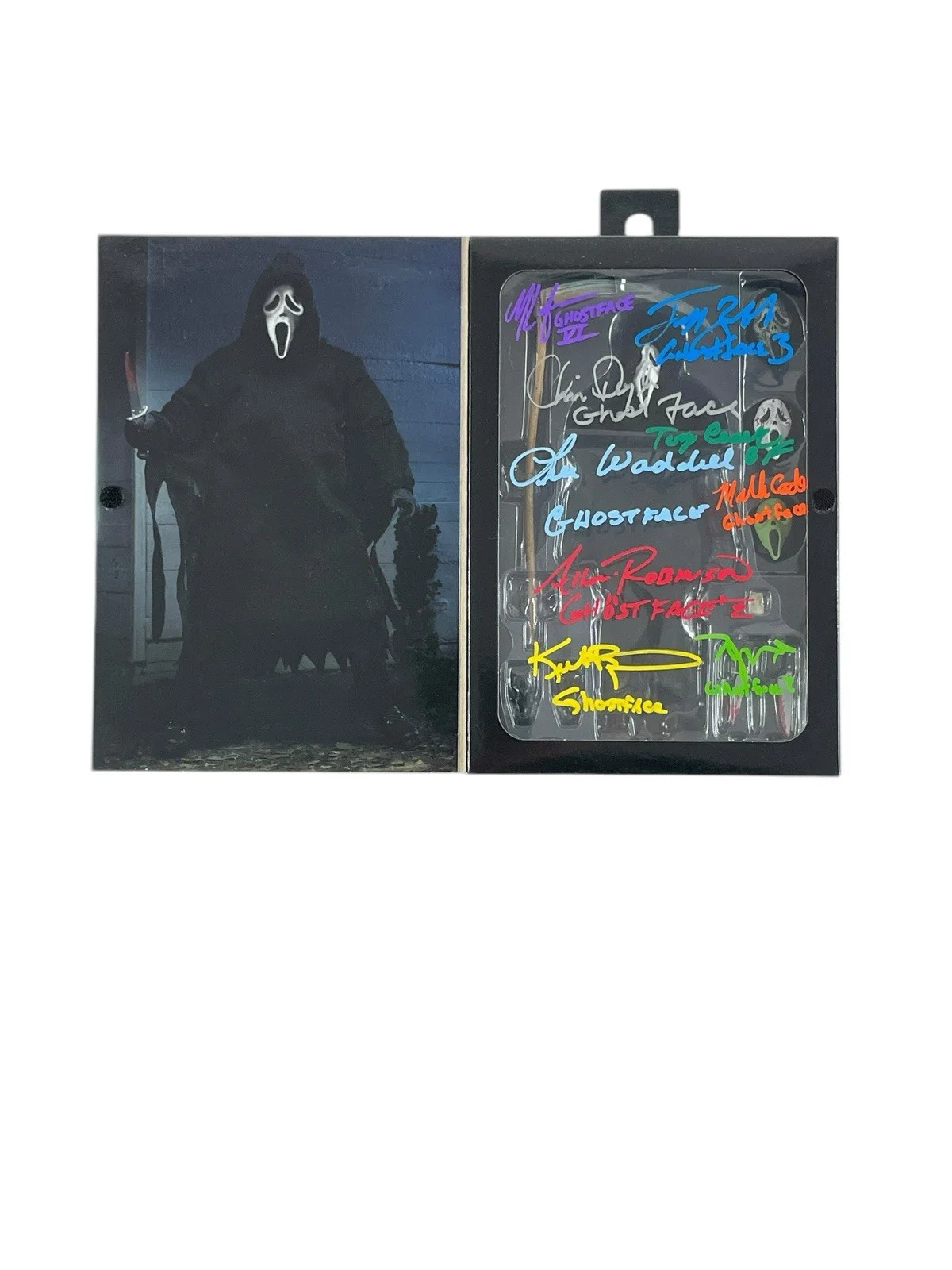 Cast — Scream Cast Signed Ghostface Ultimate 7” NECA Action Figure 9 Horror Movie JSA, image 3