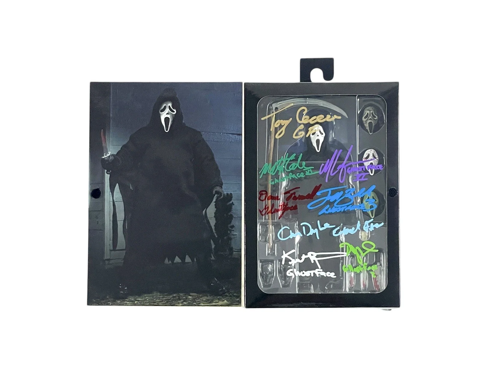 Cast — Scream Cast Signed Ghostface Ultimate 7” NECA Action Figure By 8 Horror Movie, изображение 2