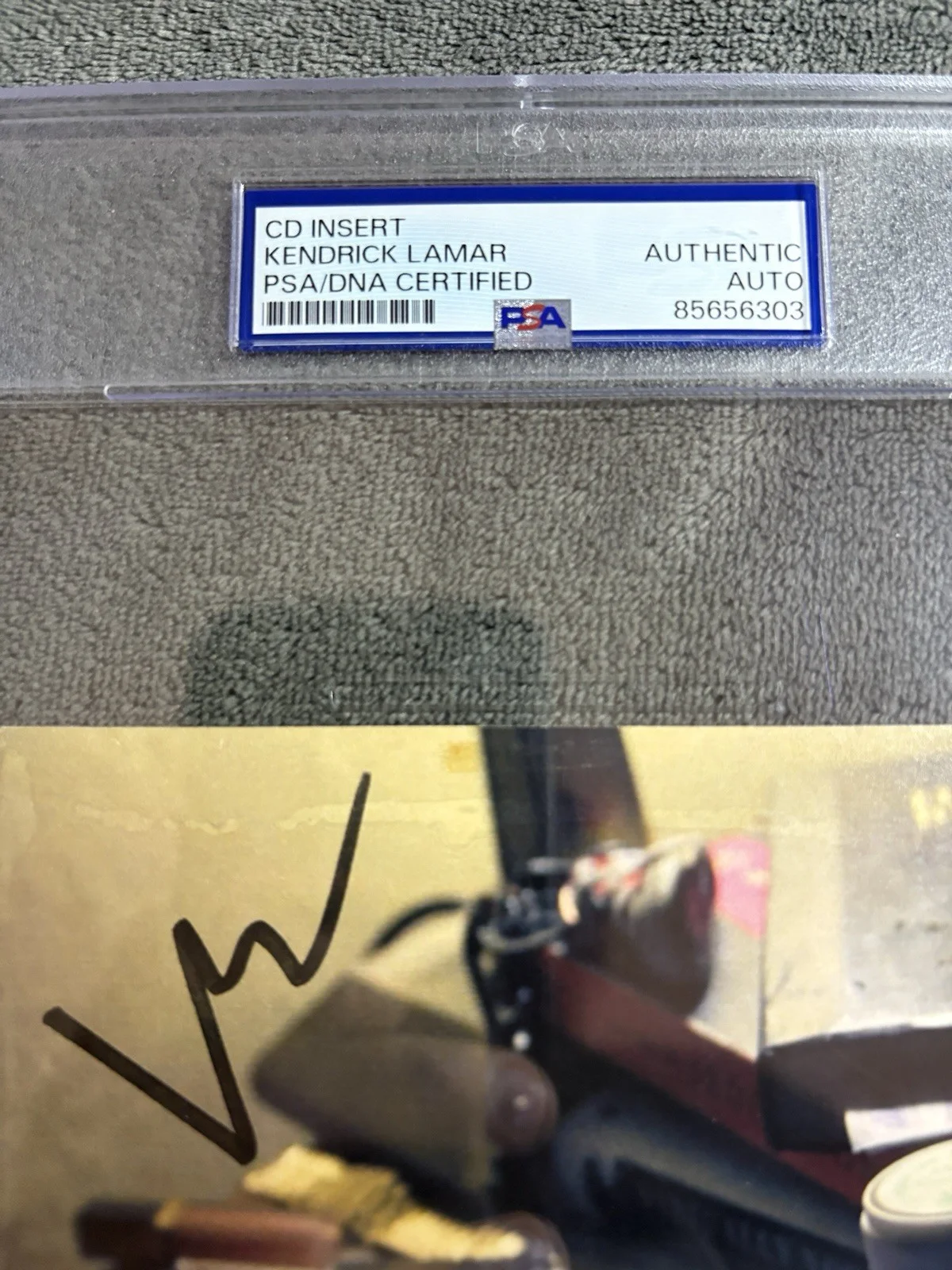 Kendrick Lamar — Kendrick Lamar Signed Section.80 CD Insert - Signed on Artwork PSA/DNA Slab, image 4