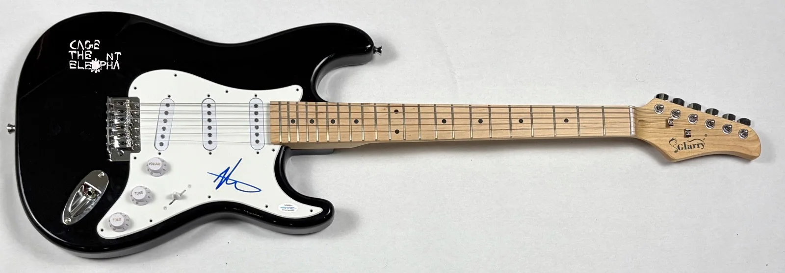 Cage The Elephant Matt Shultz Signed Autograph Electric Guitar Lead Singer ACOA, изображение 3