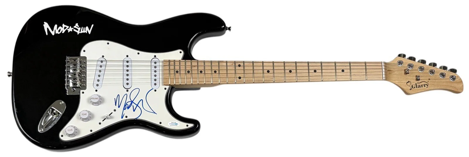 Mod Sun Signed Autograph Electric Guitar Internet Killed the Rockstar ACOA COA, image 2