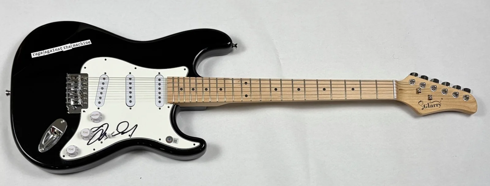 Tim Commerford RAGE AGAINST THE MACHINE Signed Autograph Electric Guitar BAS COA, image 3